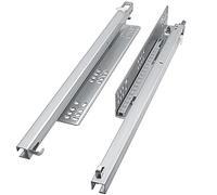 Guías for cajones, guías for gabinetes for de montaje inferior Extensión completa Cierre suave for ocultas for debajo del for gabinete, 18 pulgadas(10in)