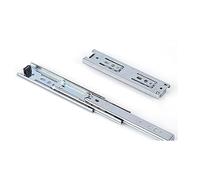 Guías for cajones, rieles for, guías for con cierre suave, extensión completa, montaje lateral, cojinetes de bolas, 3 pliegues, metal, guía riel(800mm/32inch)