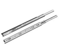 Guías Gamet® PK44-1 par de guías correderas a bolas para un cajón L: 350/400/450/500/550 mm/extracción total/carga máxima - 30 kg | L: 300 mm
