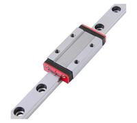 Guías lineales, carril guía deslizante lineal y co Bloque Deslizante MGN12H Negro-rojo + Riel Lineal Miniatura MGN12 De 12 Mm For Impresora 3D(700mm)