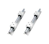 Guías lineales, carril guía deslizante lineal y co For Impresora 3D, 4 Bloques Deslizantes Con Rodamientos De Bolas SBR10UU + 2 Rieles Guía Lineales SBR10(350mm)