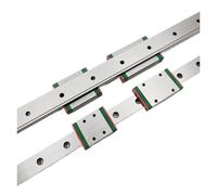 Guías lineales, carril guía deslizante lineal y co Riel Guía Lineal En Miniatura For Impresora 3D (2 Unidades MGN12 + 4 MGN12C)(350mm)