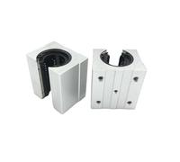 Guías lineales, guías deslizantes de movimiento li 2 Piezas SBR12UU SBR16UU SB20UU SBR10UU SBR25UU Bloque Deslizante De Rodamiento Lineal(SBR20UU)
