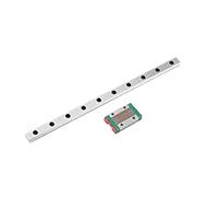Guías lineales, guías deslizantes de movimiento li Bloque Deslizante MGN9H + Riel Guía Lineal Miniatura MGN9 De 100-800 Mm For Impresora 3D(250mm)