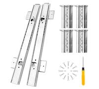 Guías Para Bandejas Porta-teclados, Rieles De Cajones Bajo Mesa, 300/350/400mm Guías Correderas Con Ajuste De Altura, Diapositivas De Cajón De Teclados Ajustable Debajo Del Escritorio