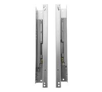 Guías para Cajones 2 Pcs Duty Drawer Slide Rails Cold Rolled Steel Silent Cabinet Slides Hardware Two Section Buffer Tracks Furniture para el hogar