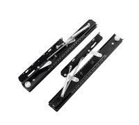 Guías para cajones con cojinetes de bolas de exten Mesa Elevadora Deslizante Riel Extraíble Invisible Instalación Lateral Telescópica Guía De Extensión For Comedor(320mm)