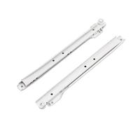 Guías para cajones con cojinetes de bolas montados 1 Par De Tolvas Dos Secciones For Teclado, Rodillo, Cajón, Pista, Muebles, Silenciador(12inch-30cm)