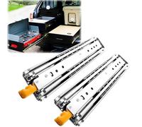 Guías para cajones de Alta Resistencia de 1250 mm, extensión Total, Montaje Lateral, rieles con Bloqueo de rodamientos de Bolas, soportan hasta 220 kg, Deslizamiento Suave, Ideales para carg