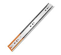 Guías para cajones de cierre suave bajo montaje 1 par de correderas for cajones 20 pulgadas, 3 secciones, con cierre suave y extensión completa montaje lateral cojinetes bolas(Buffer 16inch 40cm)