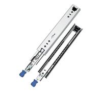 Guías para cajones de cierre suave bajo montaje 1 Par De Correderas For Cajones Con Cerradura Alta Resistencia 10 A 22 Pulgadas, Montaje Lateral, Extensión Completa(12inch(300mm))