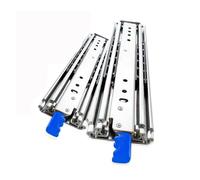 Guías para cajones de cierre suave bajo montaje Guías deslizantes for cajones de carga pesada con cerradura riel deslizante cojinetes bolas extensión completa guía 3 pliegues(38inch(950mm))