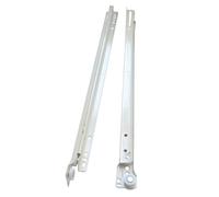 Guías para cajones de cierre suave bajo montaje Riel Deslizante Cajón, De Acero, Con Montaje Lateral Inferior, For Rueda(18inch-length45cm)