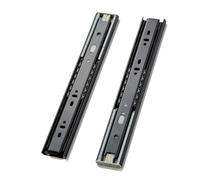Guías para cajones de cierre suave bajo montaje Rieles deslizantes for cajones, cierre suave, cojinetes de bolas, 3 pliegues, extensión completa, montaje lateral, alta resistencia(16 Inch(400mm))