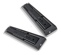 Guías para cajones, Drawer runners,2 Soft Close Drawer Rails Push to Open Drawer Slides Heavy Duty Drawer Runners Rebound Metal Tracks for Drawer 3 Fold Full Extension Rails