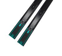 Guías para cajones, Drawer runners,Full Extension Drawer Slides Less Noise Ball Bearing Slide Track for Drawer and Cabinet, Soft Closing Drawer Rails Heavy Duty Hardware