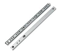 Guías para cajones, El cajón del rodamiento de bolitas desliza los corredores acero armario gabinete teclado la diapositiva muebles(342mm 14inch)
