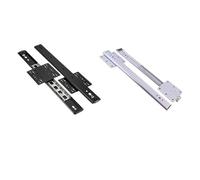 Guías para cajones, Guías for cajones Accesorios for gabinetes Bola de acero Negra(12 Inch Black)
