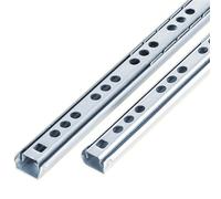 Guías para cajones, Guías for cajones con rodamiento de bolas, 2 uds., 8 "-27", correderas for muebles, teclado acero, armario(438mm)