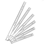 guías para cajones， Guías for cajones de 2 secciones, guía micro, bola acero, 27 mm ancho, pliegues(350mm)
