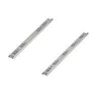 Guías para cajones Riel for cajón, rodamientos de bolas acero inoxidable 10~20 pulgadas, guía deslizante for, extensión completa 3 secciones, toboganes for muebles gabinete(25cm SS 2pcs(1pair))