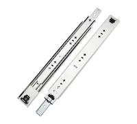 Guías para cajones Sin cerradura Guías for cajones de alta resistencia 53MM, extensión completa con rodamiento bolas, rieles bloqueo, deslizador Industrial pesado(400mm(16inch))