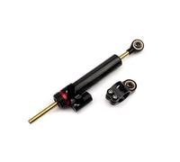 GUICFRF Estabilización Accesorio para Motocicleta, Amortiguador De Dirección Ajustable, Estabilizador De Dirección De 252 Mm 342 Mm.(Black-258mm)