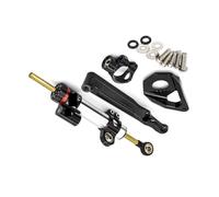 GUICFRF Estabilización Kit Soporte Amortiguador Estabilizador Motocicleta para CBR600RR para CBR 600RR para CBR 600 RR 2005 2006(Black Set)