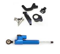 GUICFRF Estabilización para GSXR1000 para GSXR 1000 K9 2009-2015 Amortiguadores Dirección Motocicleta Kit Montaje Soporte De Amortiguador Estabilizador(Blue Set)