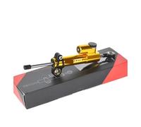 GUICFRF Estabilización para MT09 para MT-09 2013-2023 2021 2022 Motocicleta Ajustable De Dirección Estabilizar Amortiguador Control Seguridad Soporte Montaje Kit(Yellow Black)