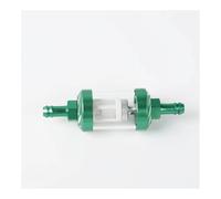 GUICFRF Filtro De Oil Filter Filtro Combustible Aceite Universal para Motocicleta 1 Unidad, 4 Colores, 1/4'', 6 Mm, para ATV, Bike, Limpiador Aceite Filtro Combustible Línea(Green)