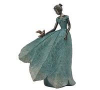 Guichifun Colección de estatuas de Hadas para decoración del hogar, diseño de Hojas de ángel, niñas, decoración de jardín para Exterior o Interior, rústico, jardín de Hadas al Aire Libre, Figuras de