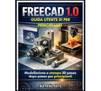 GUIDA UTENTE DI FREECAD 1.0 PER PRINCIPIANTI: Modellazione e stampa 3D passo dopo passo per principianti