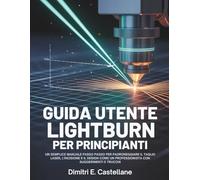 Guida utente Lightburn per principianti: Un semplice manuale passo passo per padroneggiare il taglio laser, l'incisione e il design come un professionista con suggerimenti e trucchi