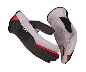 GUIDE 761 8 Guante de trabajo suave y aireado con piel sintética para la palma y parte trasera de poliéster. El guante tiene una abertura corta que facilita el ponérselo y quitárselo