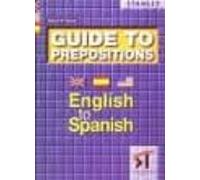Guide Of English To Prepositions English To Spanish