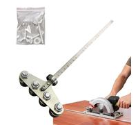 Guide Positioner | Adjustable Aluminum Alloy Sliding Ruler | Precision Line Drawing Tool for Carpentry Metal Home Improvement Industrial Woodworking Construction Workshops