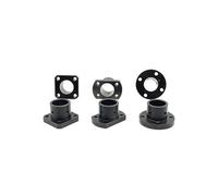 Guide Shaft Seat Optical Shaft Bracket Round Seat Flat Installation 45 Steel 6 8 10 12 15 16 20 25 30 35 40 50 BIANMTSW(20mm,Square.)