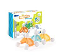 Guidecraft Grippies Windows - Juguete de construccin magntica de agarre suave de 24 piezas para nios pequeos para nios pequeos