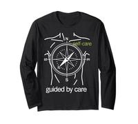 Guided by Care Brújula Diseño de autocuidado Manga Larga