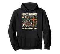 Guided by Grace But Still A Little Feral Sudadera con Capucha