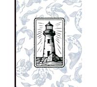 Guided by the Sea: A Nautical Lined Notebook with Lighthouse and Ocean Design