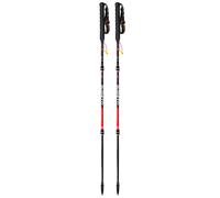 Guidetti - Bastones de trail/running - Silver Aéro de Aluminio - Talla 130 cm - Rojo Rojo 130 cm