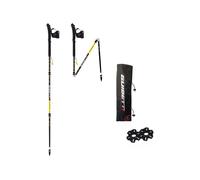 Guidetti Platinium Néo Carbone Perf Bâtons de marche 105 cm Noir