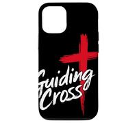 Guiding Cross Cruz Roja Cristiana Inspiración Fe Artwork Carcasa para iPhone 12/12 Pro