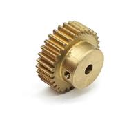 GuidNaurys 0,7 módulo 50 dientes engranaje recto de latón transmisión de dientes rectos engranaje mecánico 0,7 M 50T piñón cilíndrico cremallera(14mm bore)