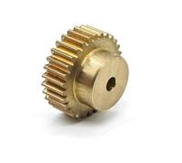 GuidNaurys 0,7 módulo 85 dientes engranaje recto cilíndrico de latón con paso 0,7 M 85T 61mm diámetro 5mm espesor de dientes engranaje recto cremallera(14mm bore)