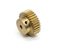 GuidNaurys 0,7 módulo piñón de cobre 74T engranaje cilíndrico 5mm espesor de dientes 0,7 M 74 dientes engranaje recto de latón con escalón cremallera(13mm bore)