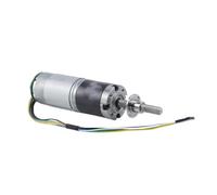 GuidNaurys 1 motorreductor de 12 V CC, 36 mm de diámetro, con codificador, varilla roscada M8 de 50 mm de largo, motor reductor planetario. Assembly(58RPM)