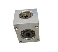 GuidNaurys 1 pieza 1:1 Transmisión 8 mm Orificio for chavetero Micro Reductor de aluminio Caja de cambios 1,5 Módulo 20 dientes Engranaje cónico espiral Conmutador Modificar Dirección